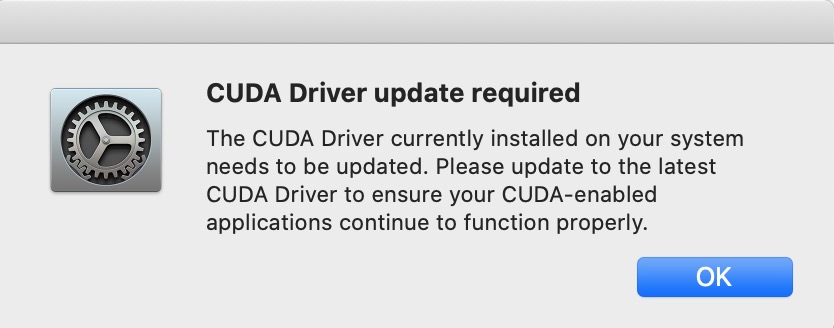 No Newer Cuda Driver Is Available Update Required