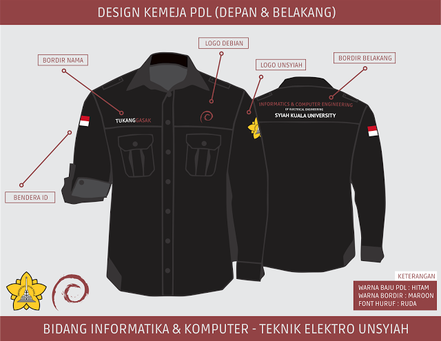 Download Fathonan: 10 Desain Kemeja PDL dan PDH Format Cdr