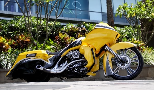  Modifikasi Motor Harley Davidson Road Glide Super Keren