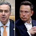 Para evitar exposição mundial do STF, Barroso tenta abafar crise entre Musk e Moraes