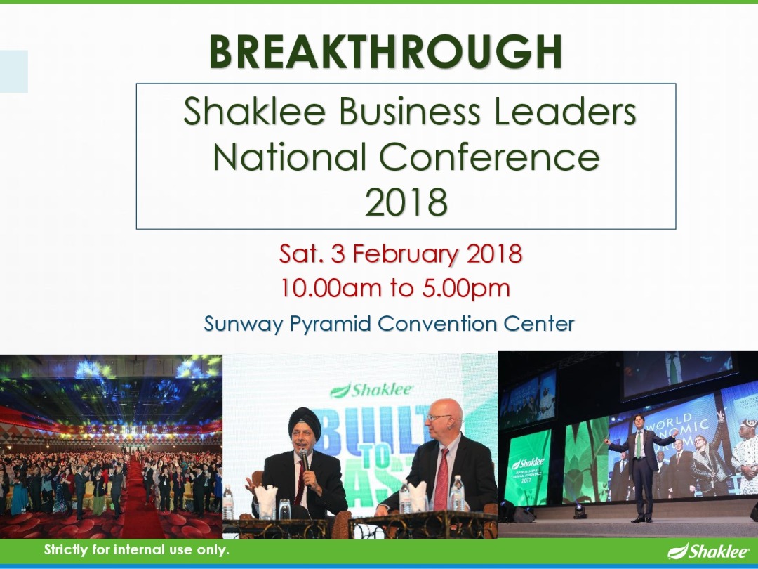 Business LEader National Conference Shaklee 2018, Event Untuk leader shaklee, BLNC shaklee 2018, Testimoni Youth Skincare Shaklee orang Malaysia