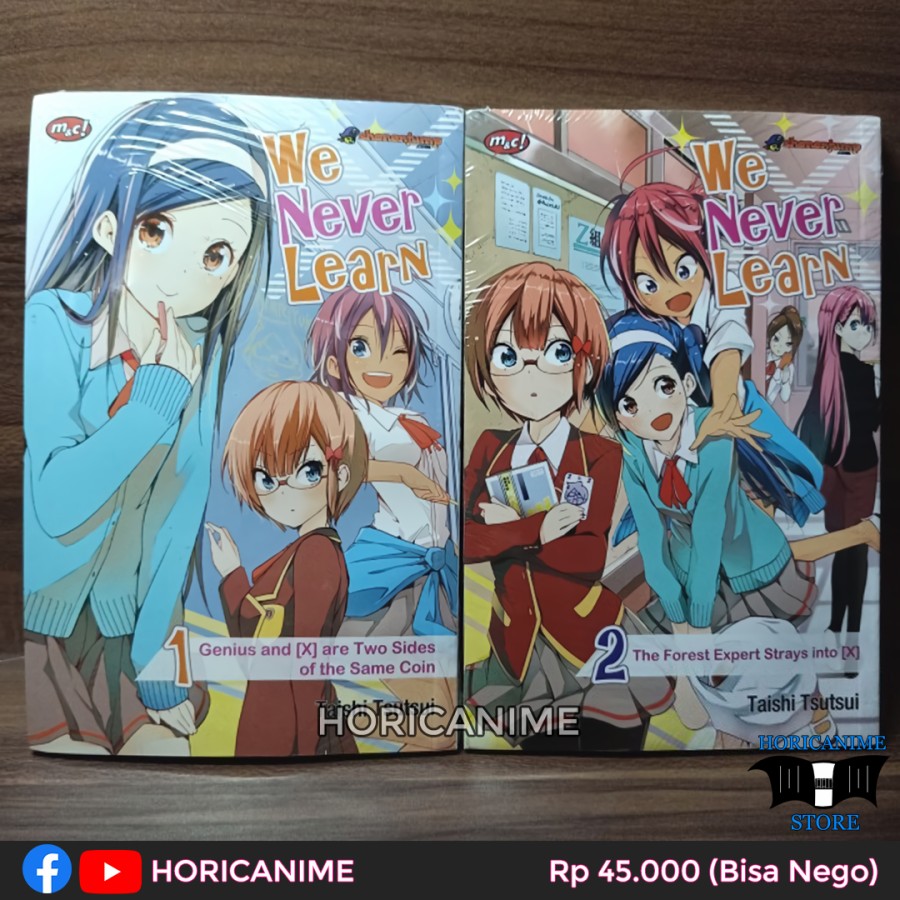 Jual Komik We Never Learn Set/Paketan Vol 01 - 02 Segel (Via Tokopedia)