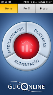 diabetes, gliconline, contagem de carboidratos, aplicativo, app