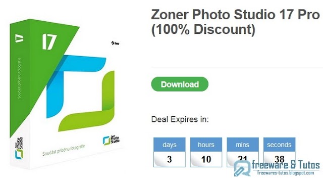 Offre promotionnelle : Zoner Photo Studio 17 Pro gratuit !