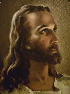 Kind God Jesus Christ looking into the sky free Christian religious photo