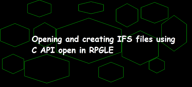 Opening and creating IFS files using C API open in RPG, file descriptor, Prototype in RPG, DSPSRVPGM, QP0LLIB1, RPGLE program, ifspath, oflag, O_readonly, O_writeonly, O_readwrite,  O_exclusivecreate, O_truncateto0bytes, O_converttextbycodepage, O_openintextmode, M_readowner, M_writeowner, M_executeowner, M_readgroup, M_writegroup, M_executegroup, M_readother, M_writeother, M_executeother, open(0 api in c, open() api in RPGIV, working with ifs in rple, ifs c api open(), wrjlnk, crtsqlrpgi, CALl, QP0LLIB1, ifs open() api in as400, ifs open() api in ibmi, as400 and sql tricks, as400, ibmi, iseries, systemi, as400 tutorial, ibmi tutorial rpgle open() api for ifs, create ifs stream file using c api open() in rpgle program, Creating and opening IFS stream files using C API open in RPGLE