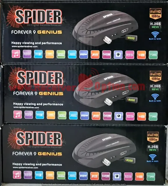 SPIDER FOREVER 9 GENIUS HD RECEIVER NEW SOFTWARE V1.27 19 SEPTEMBER 2023