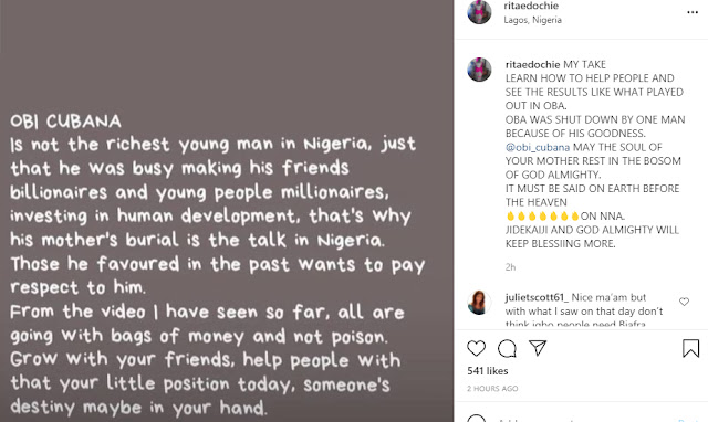 Actress Rita Edochie Expresses Hope for Biafra Restoration By IPOB