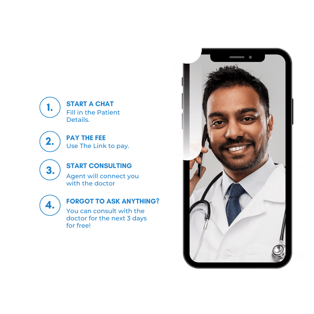 Consult a doctor anytime, anywhere by video call