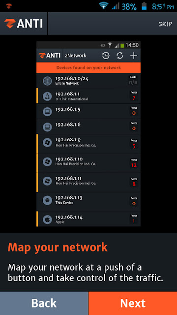 zNetwork mapping