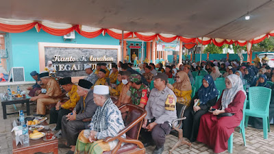 Personil Polsek Purwakarta Polres Cilegon Hadiri Seleksi Tilawatil Quran di Kantor Kelurahan Tegalbunder