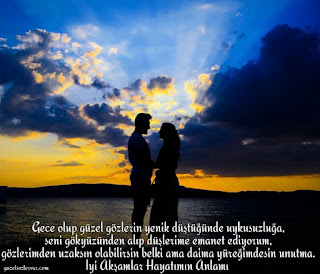 İyi Akşamlar mesajı sevgiliye 