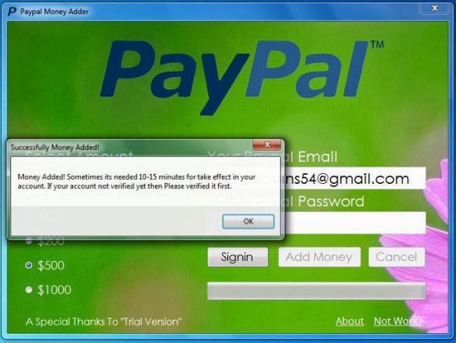 paypal money adder download for pc