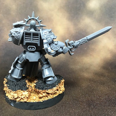 Grey Knights Brotherhood Champion WIP Built Back