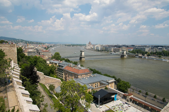 Vista dalla collina del Castello-Budapest