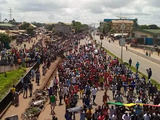 Guinée: Conakry, manifestation contre la hausse du prix du carburant à la pompe par les Forces Sociales de Guinée