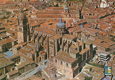 postal, Salamanca, catedral