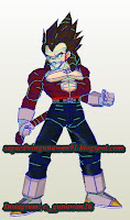 Papercraft Vegeta SS4 GT DS