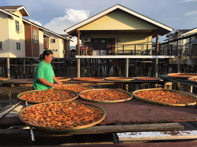 Kampong Ayer, the water village in Bandar Seri Begawan(BSB), Brunei