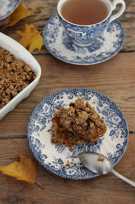 Cuillère et saladier : Pumpkin pie crumble (vegan)