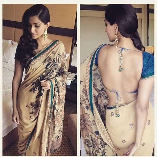 Rough style saree wear