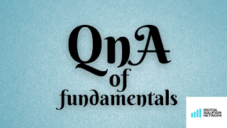 QUESTION ANSWER OF THE FUNDAMENTALS