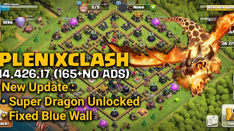 PLENIX CLASH NEW UPDATED - CLASH OF CLANS MOD PRIVATE SERVER 14.426.17 (165)  PATCH NO ADS - LATEST VERSION