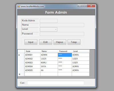 Cara Membuat Enkripsi Pada DatagridView VB .Net 2010