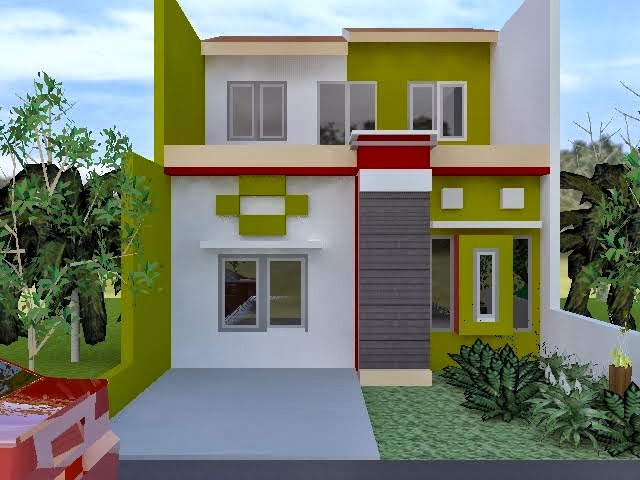 Desain Interior Rumah  Dengan Warna Cat Dinding  Cerah 