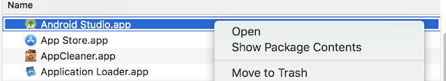 Android Studio.app on MAC