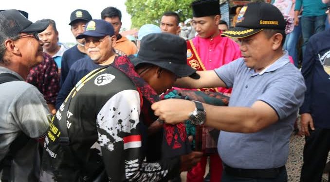 ubernur Al Haris Sambut Kedatangan Tim Ekspedisi Milir Berakit