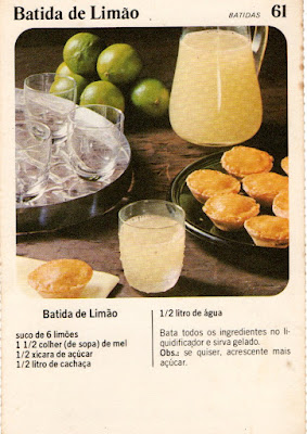 RECEITA DE BATIDA DE LIMÃO