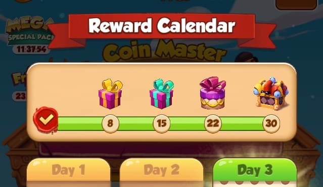 Coin Master Rewards Calendar – Gift and Bonus Collections At Your Disposal