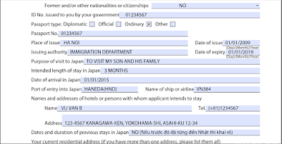 Form Xin Visa Thăm Thân Nhân Nhật-1