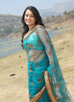 Nikitha, In, A, Designer, Saree