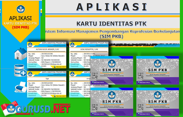 Kartu SIM PKB Identitas Data Guru Pembelajar Aplikasi Kartu SIM PKB Guru Pembelajar Identitas PTK