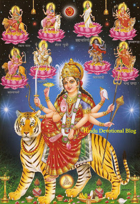 Picture of Navadurga Nine Forms Goddess Durga