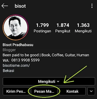 Cara Mudah Memasang Menu "Pesan Makanan" di Profil Instagram