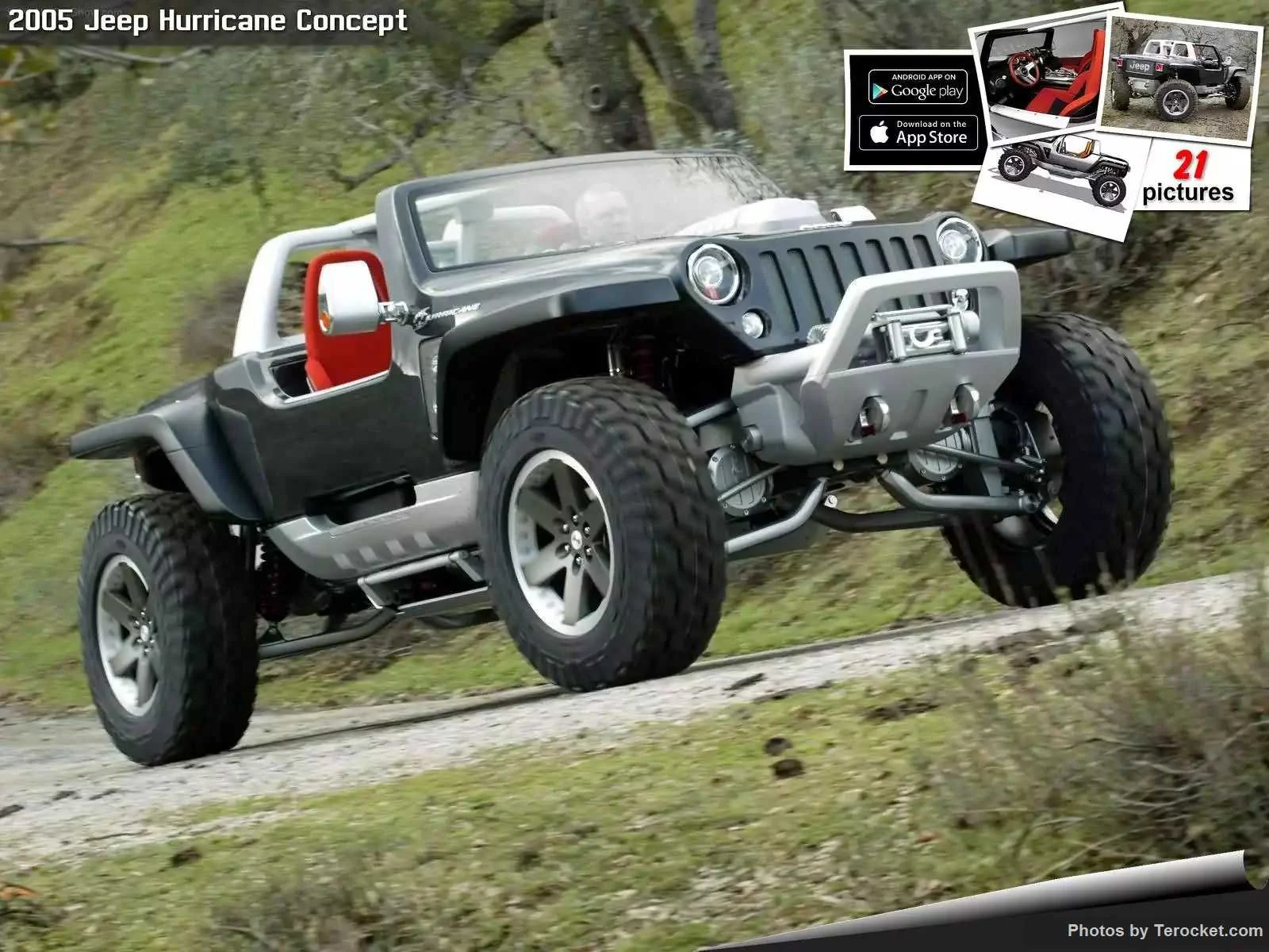 Hình ảnh xe ô tô Jeep Hurricane Concept 2005 & nội ngoại thất