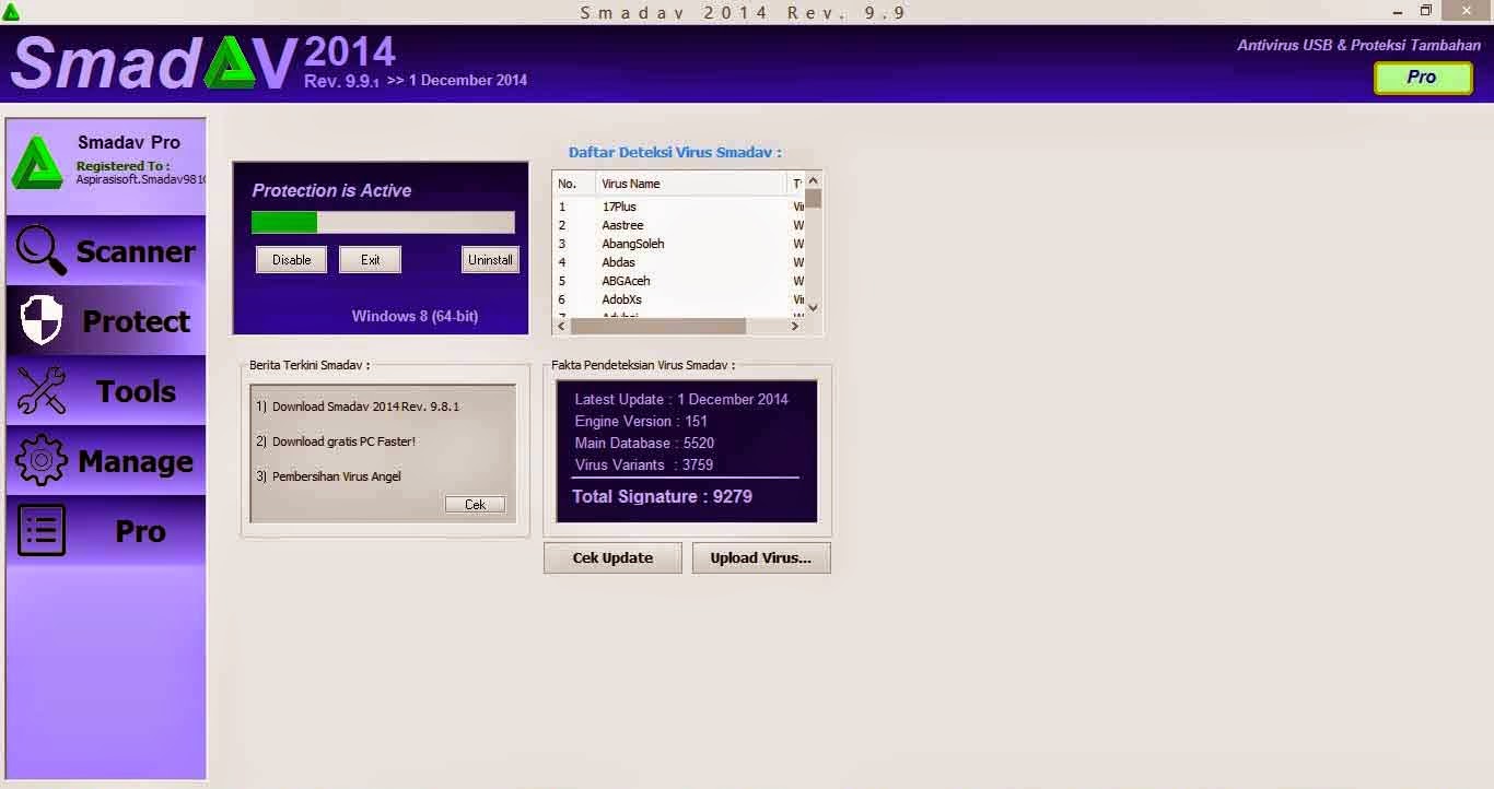 Download Smadav Pro 2014 Rev. 9.9 Release Terbaru - Mahrus ...