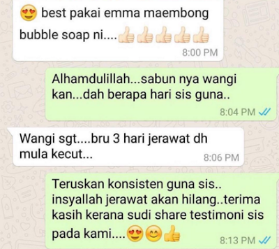 Emma Maembong Bubble Soap Murah