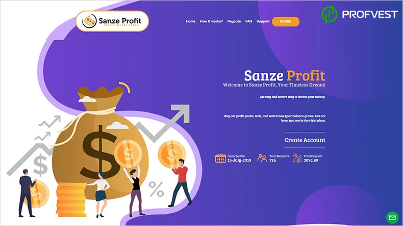 Sanze Profit обзор и отзывы HYIP-проекта