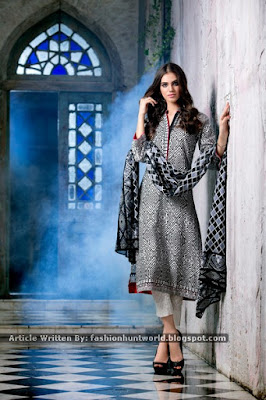 Gul Ahmed Fall / Winter Collection 2015 "BLACK & WHITE"