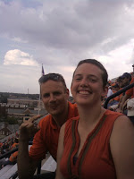 Brandt and Bree in Jordan-Hare Stadium. All Auburn, All Orange!