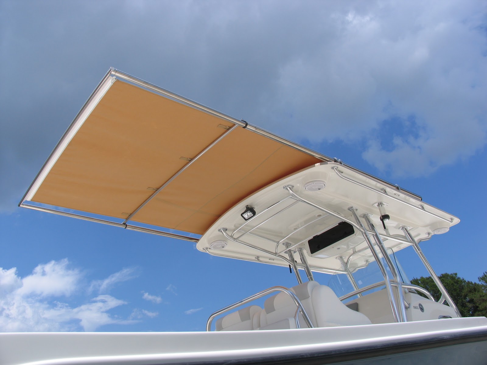 T-top Canvas Extensions with Retractable Shade ~ SureShade 