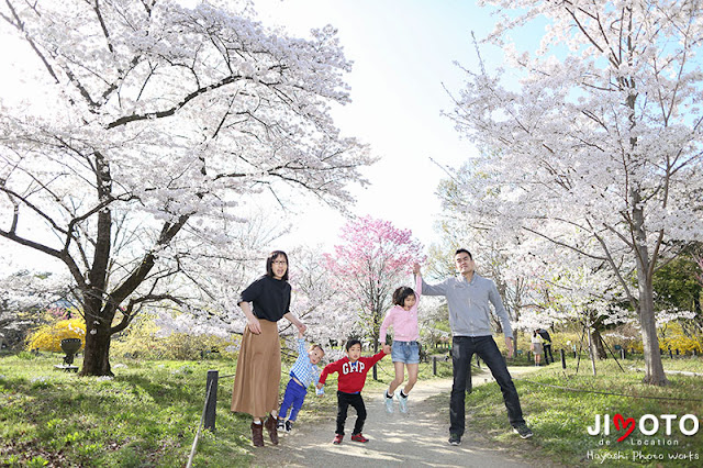 京都で家族写真ロケーション撮影