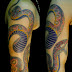 Japanese TATTOO Horimitsu style Snake 蛇