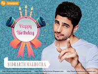 मरजावां movie ka hot actor sidharth malhotra unseen desktop background with hbd message