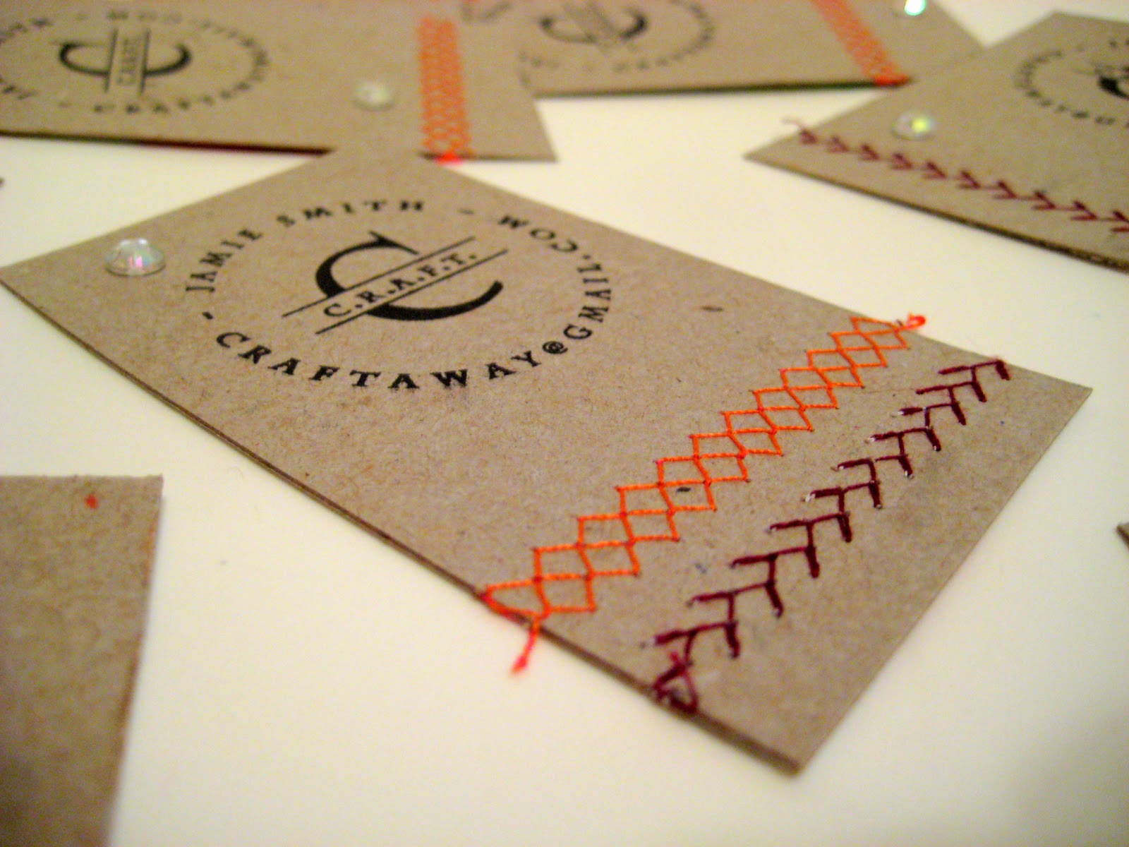 DIY Business Cards - Think Crafts by CreateForLess