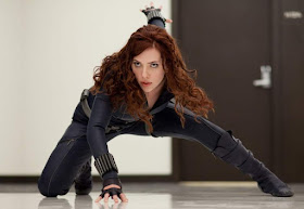 Scarlett Johansson como Viuda Negra en las películas de Marvel